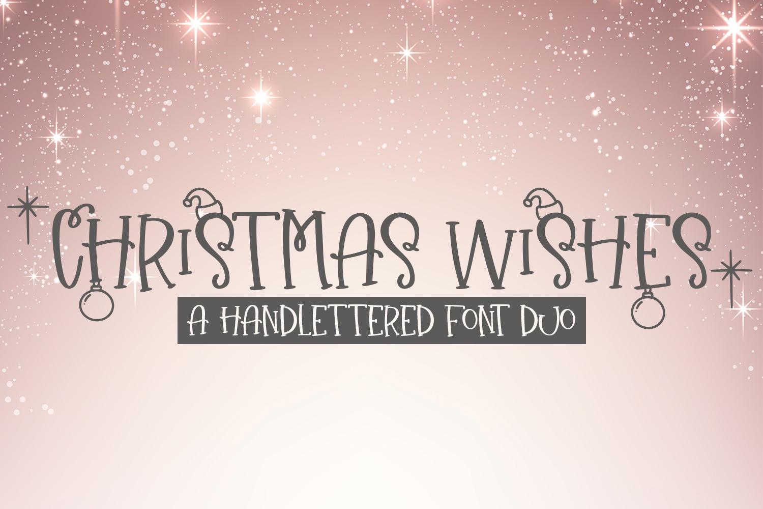 Пример шрифта Christmas Wishes