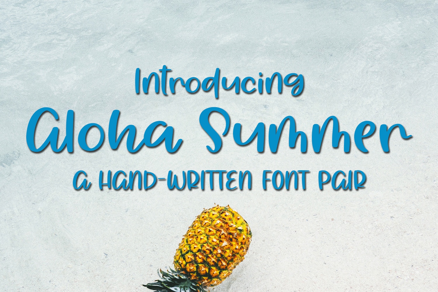 Пример шрифта Aloha Summer