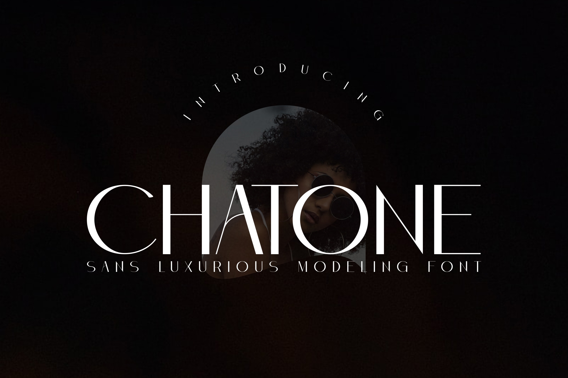 Пример шрифта Chatone