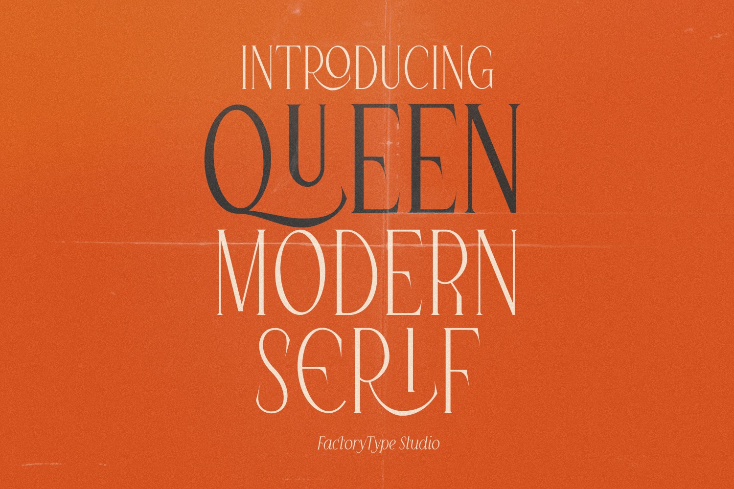 Пример шрифта Queen Serif Regular