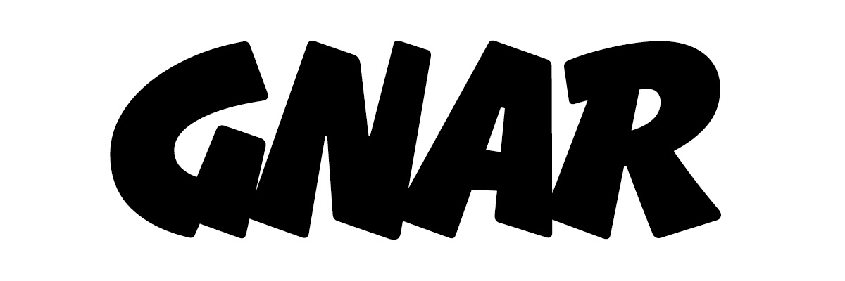 Пример шрифта Gnar
