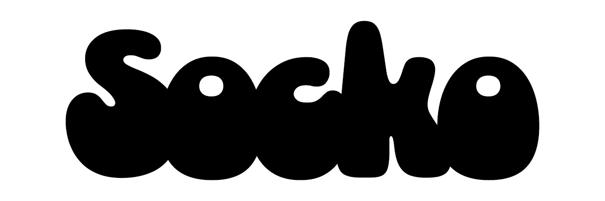 Пример шрифта Socko