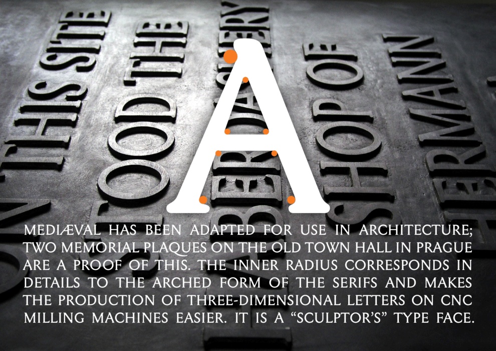 Пример шрифта Mediaeval Bold Italic