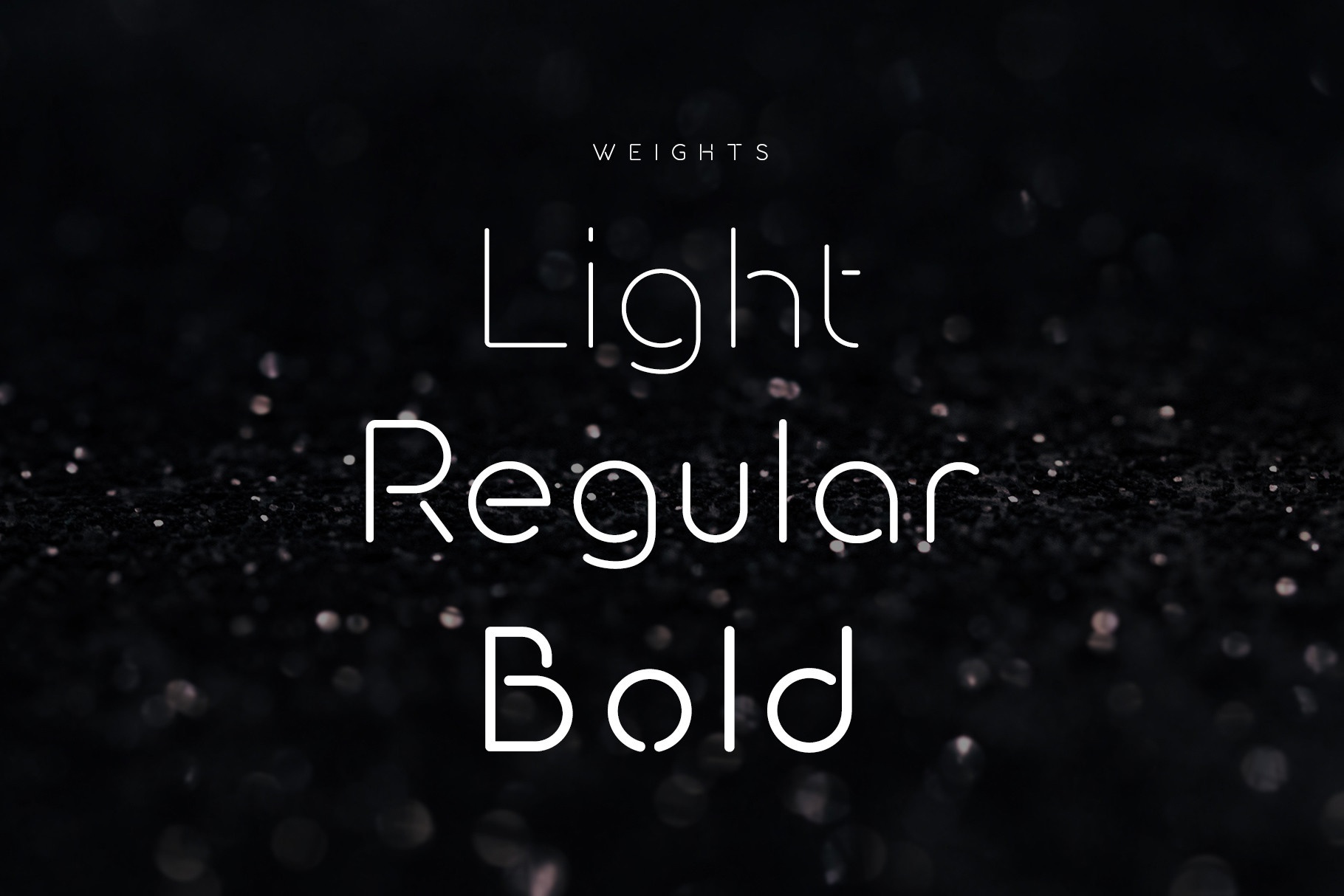 Пример шрифта Luminous Bold