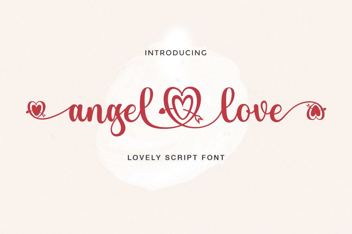 Пример шрифта Angel Love Regular