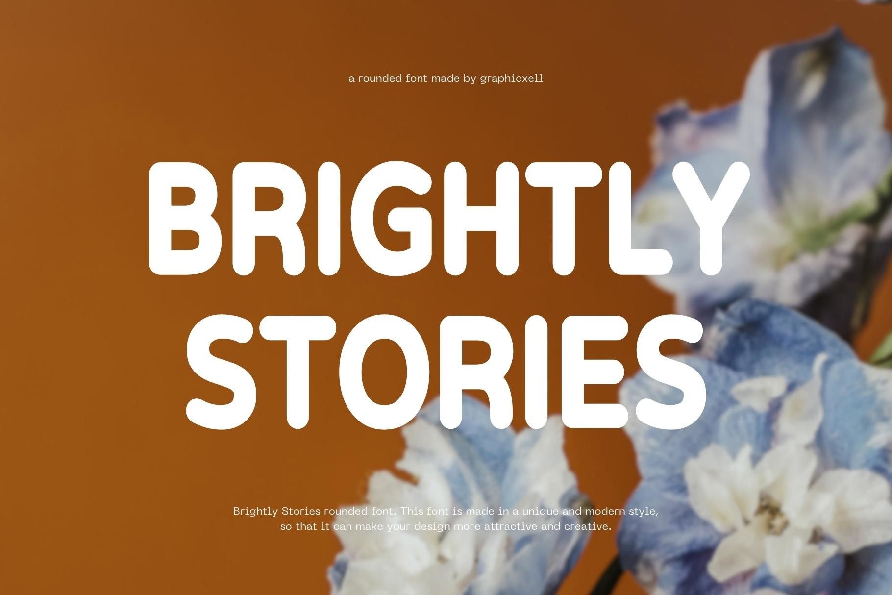 Пример шрифта Brightly Stories