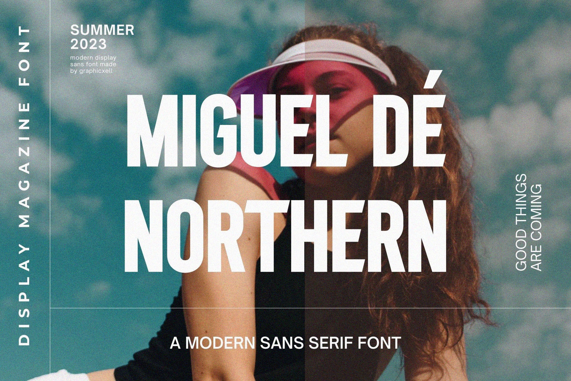 Пример шрифта Miguel De Northern