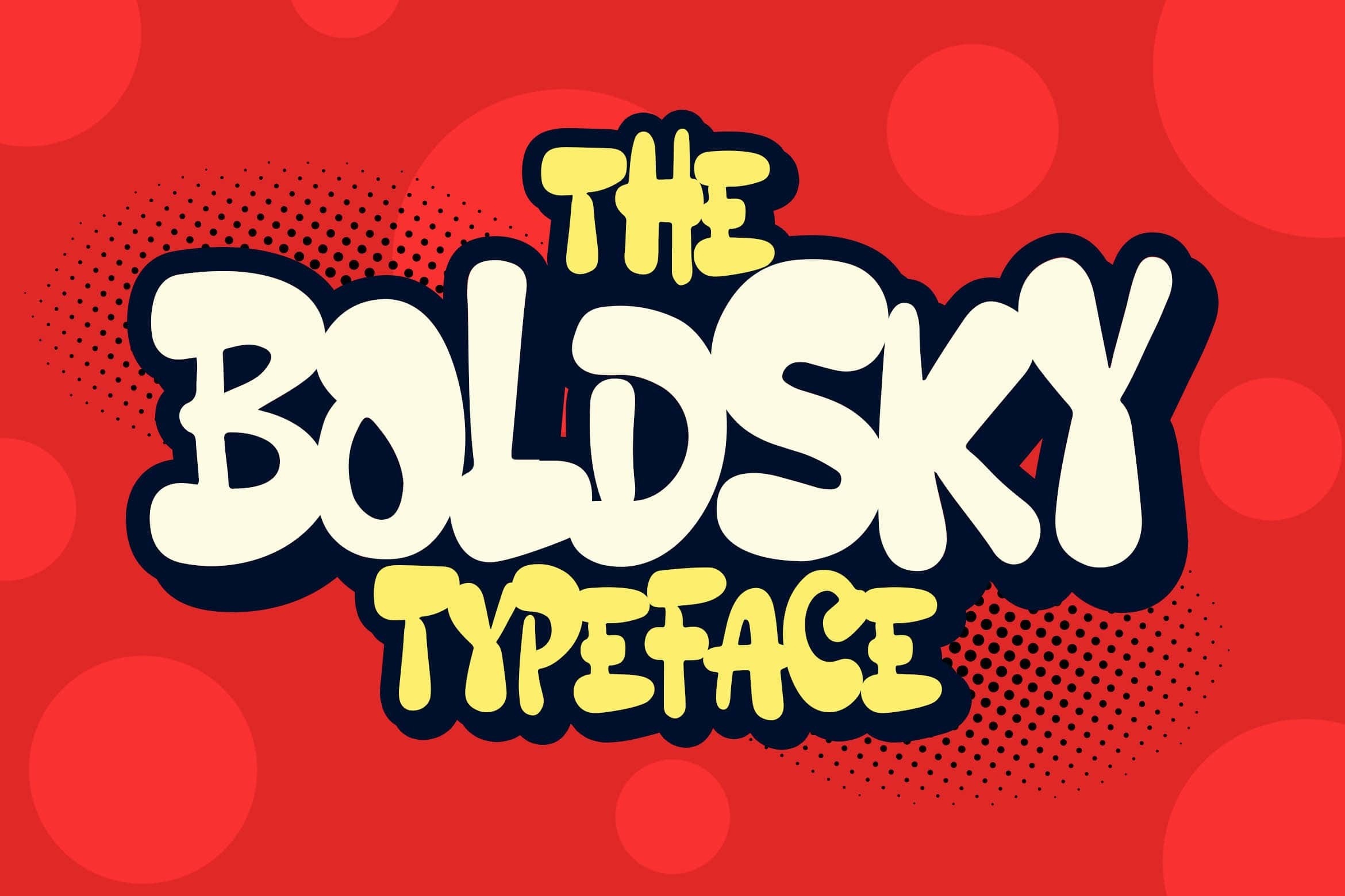 Пример шрифта Boldsky
