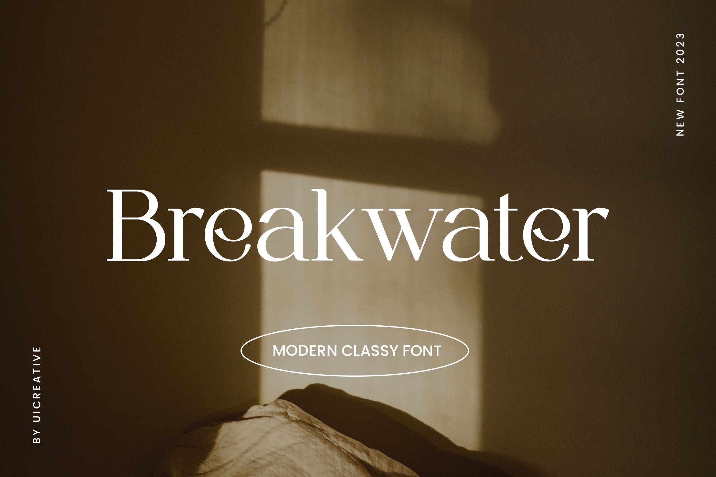 Пример шрифта Breakwater