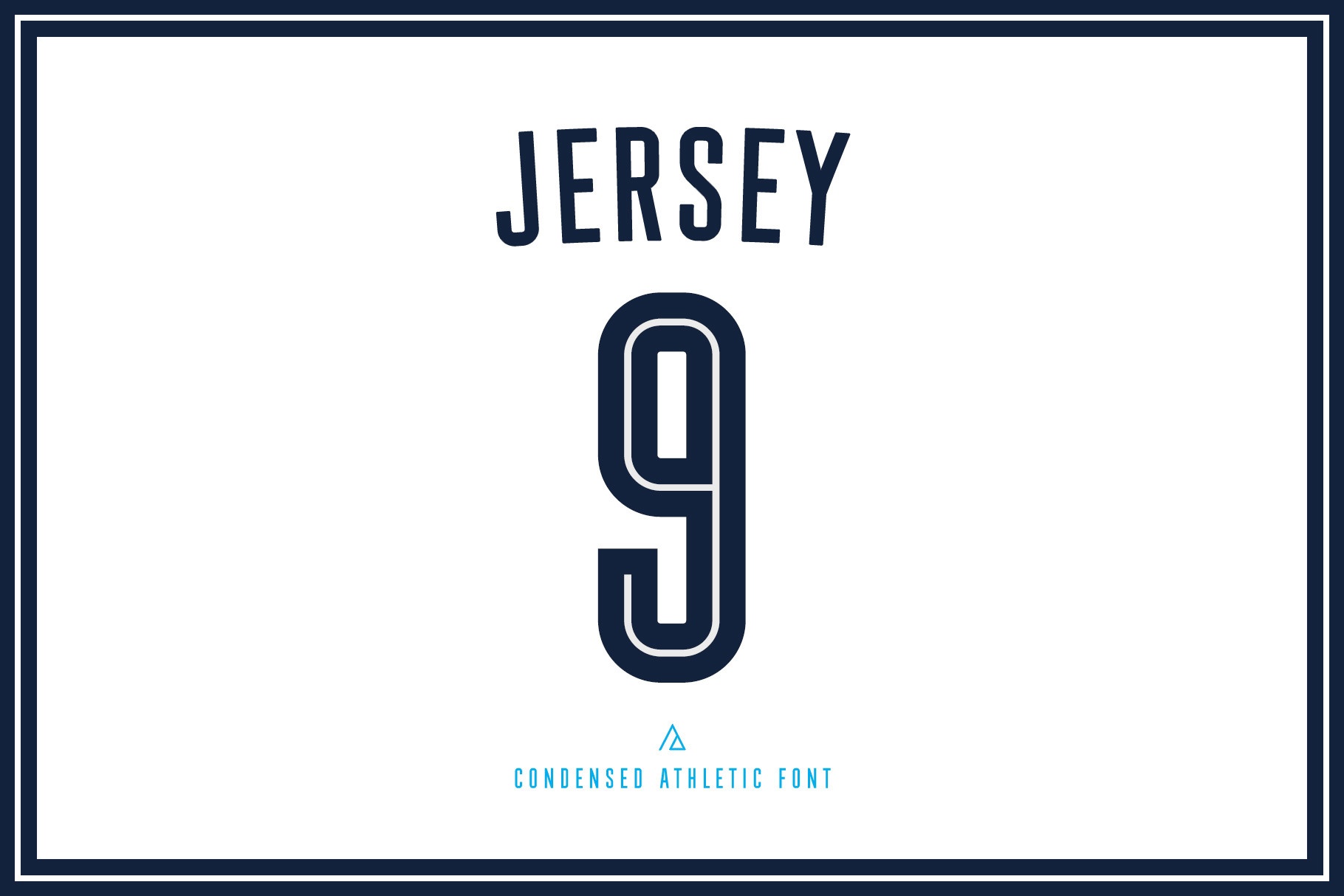 Пример шрифта Jersey Regular