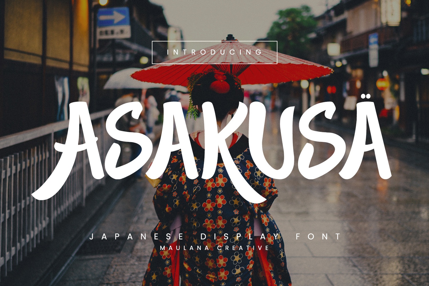 Пример шрифта Asakusa