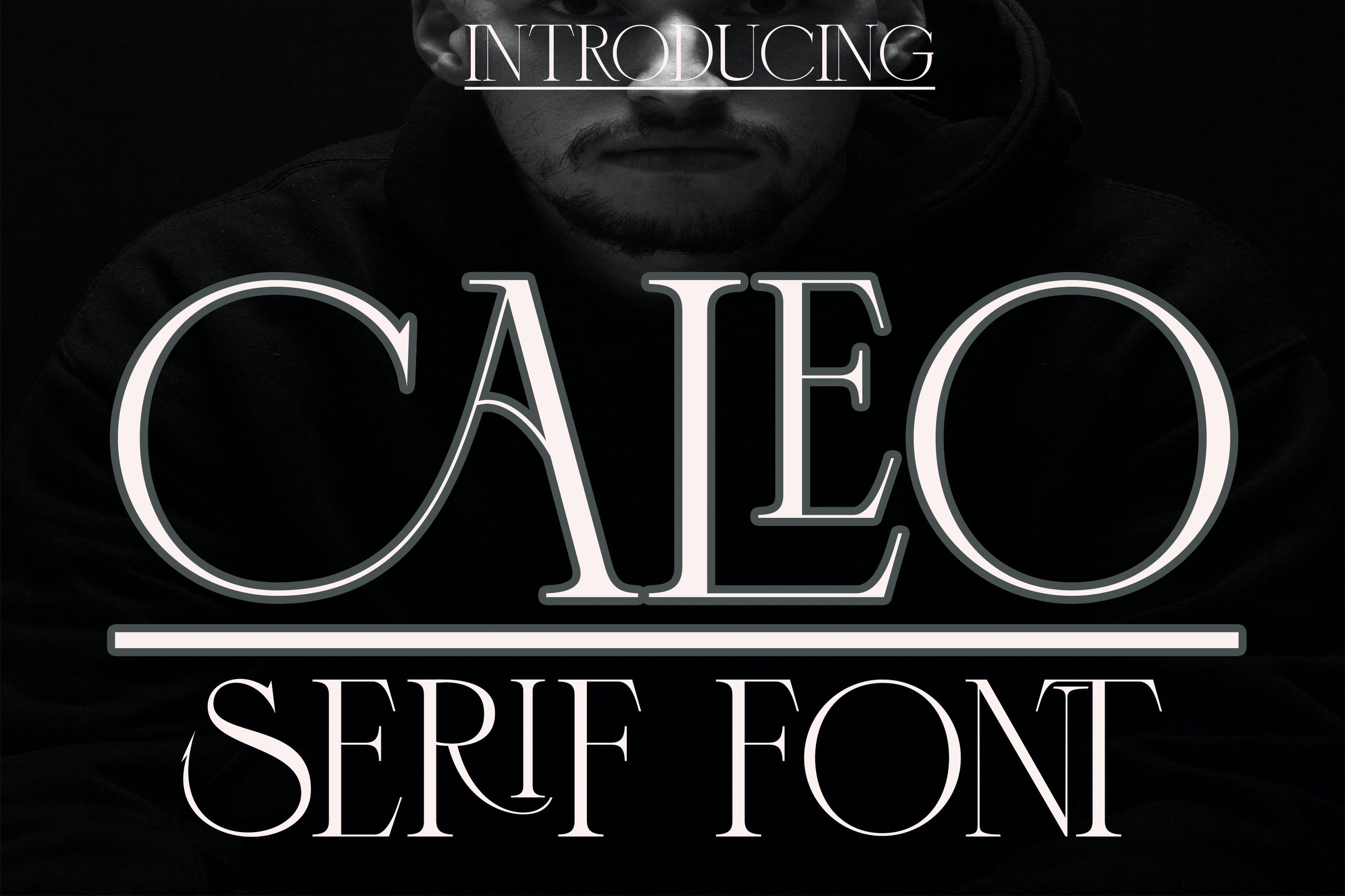Пример шрифта Caleo