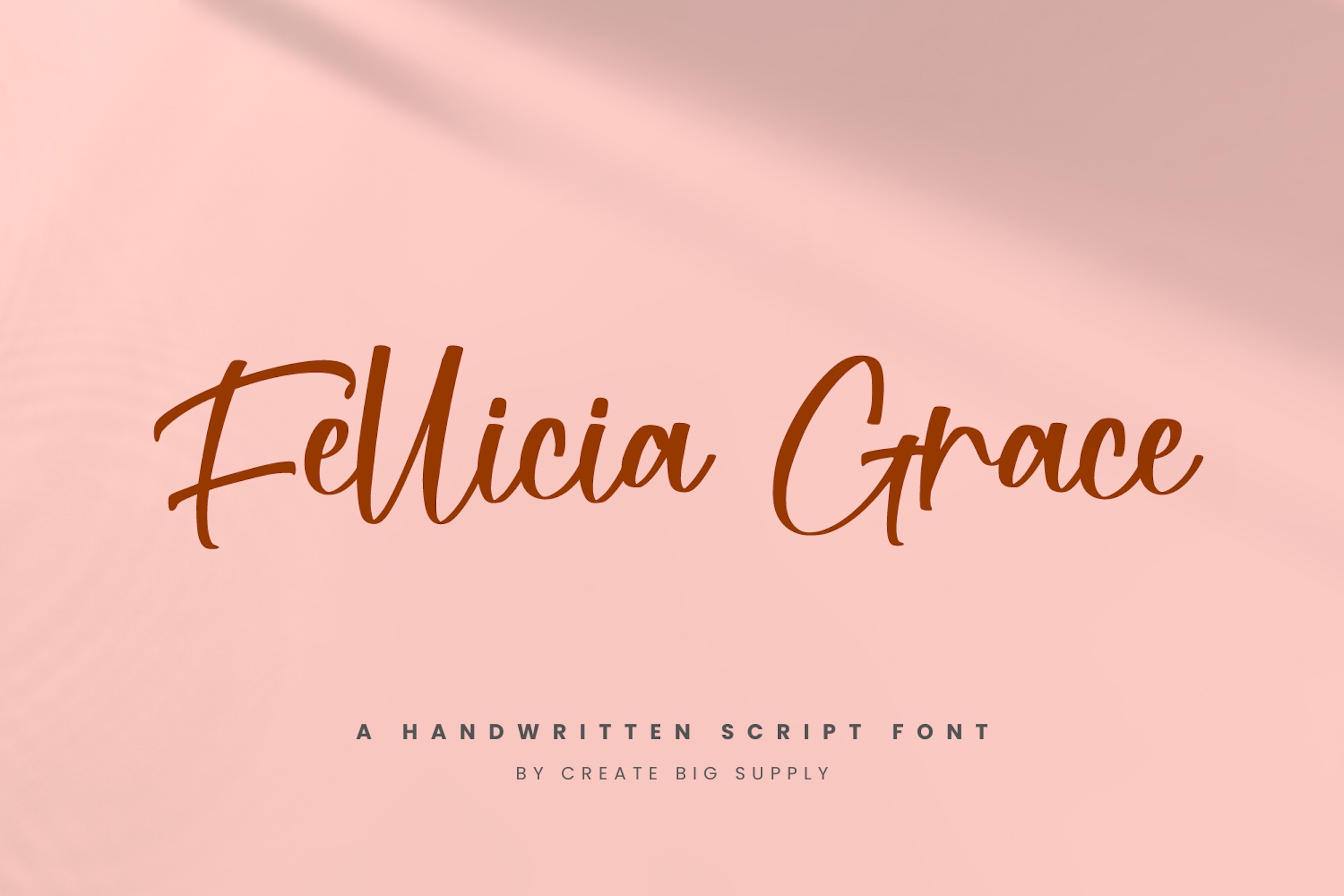 Пример шрифта Fellicia Grace