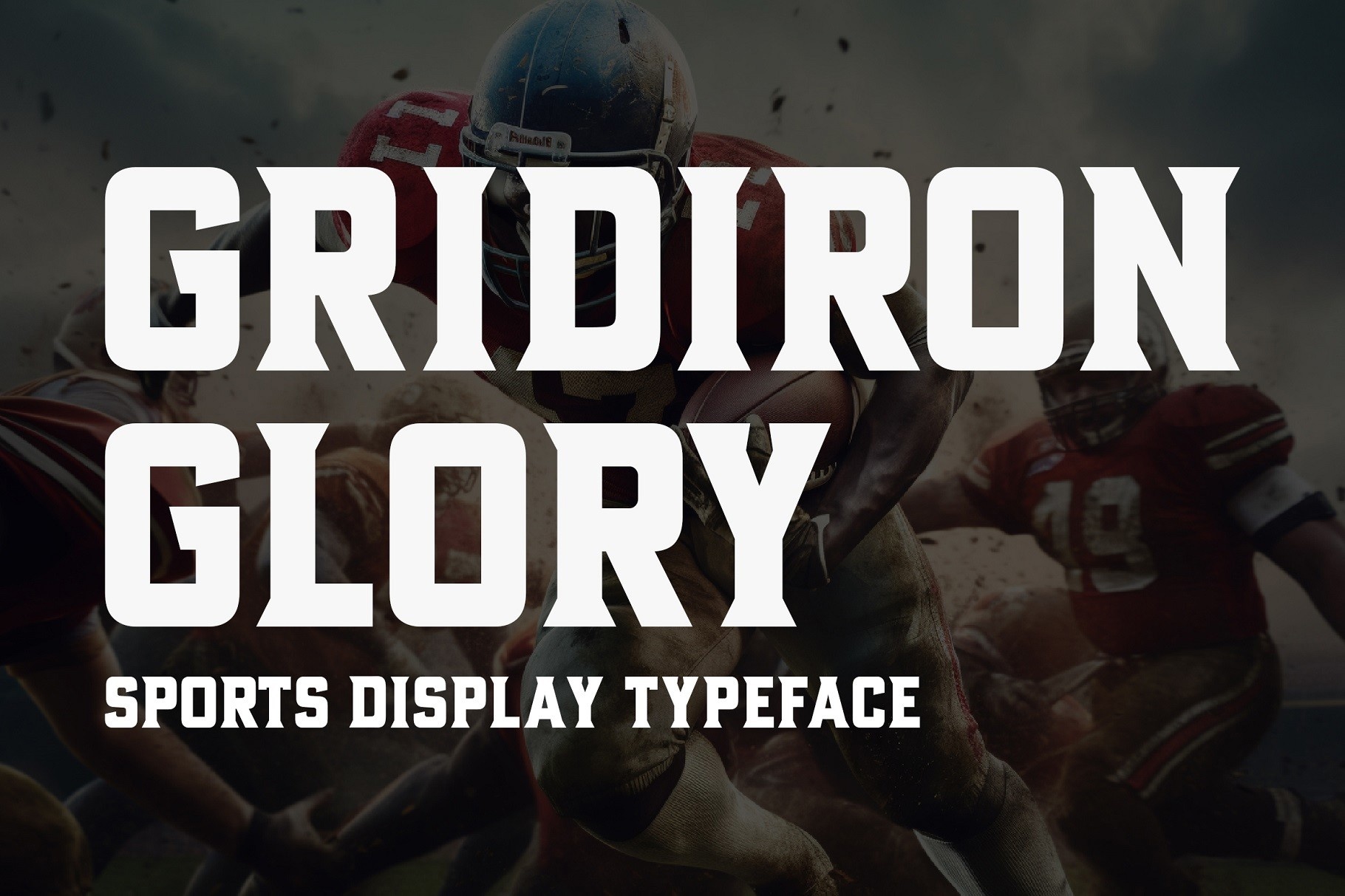 Пример шрифта Gridiron Glory