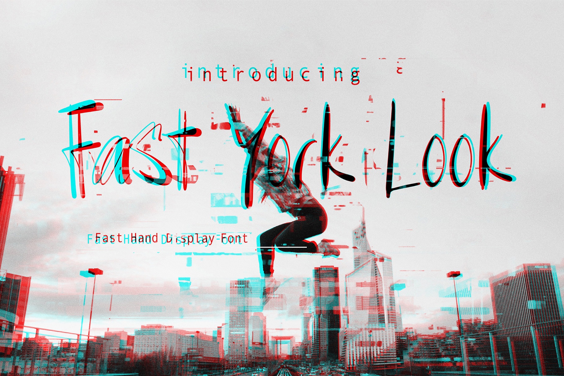Пример шрифта Fast York Look