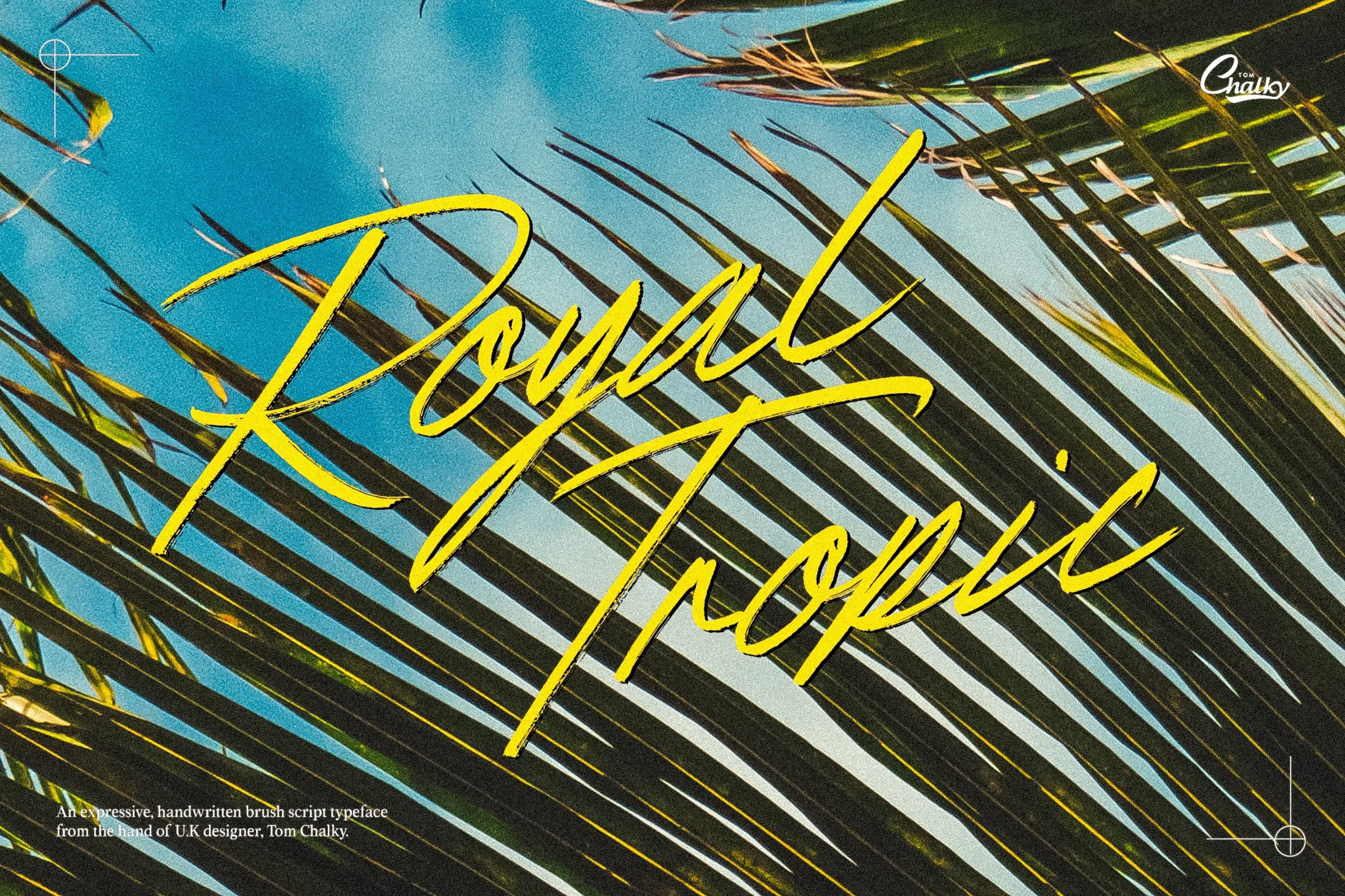 Пример шрифта Royal Tropic