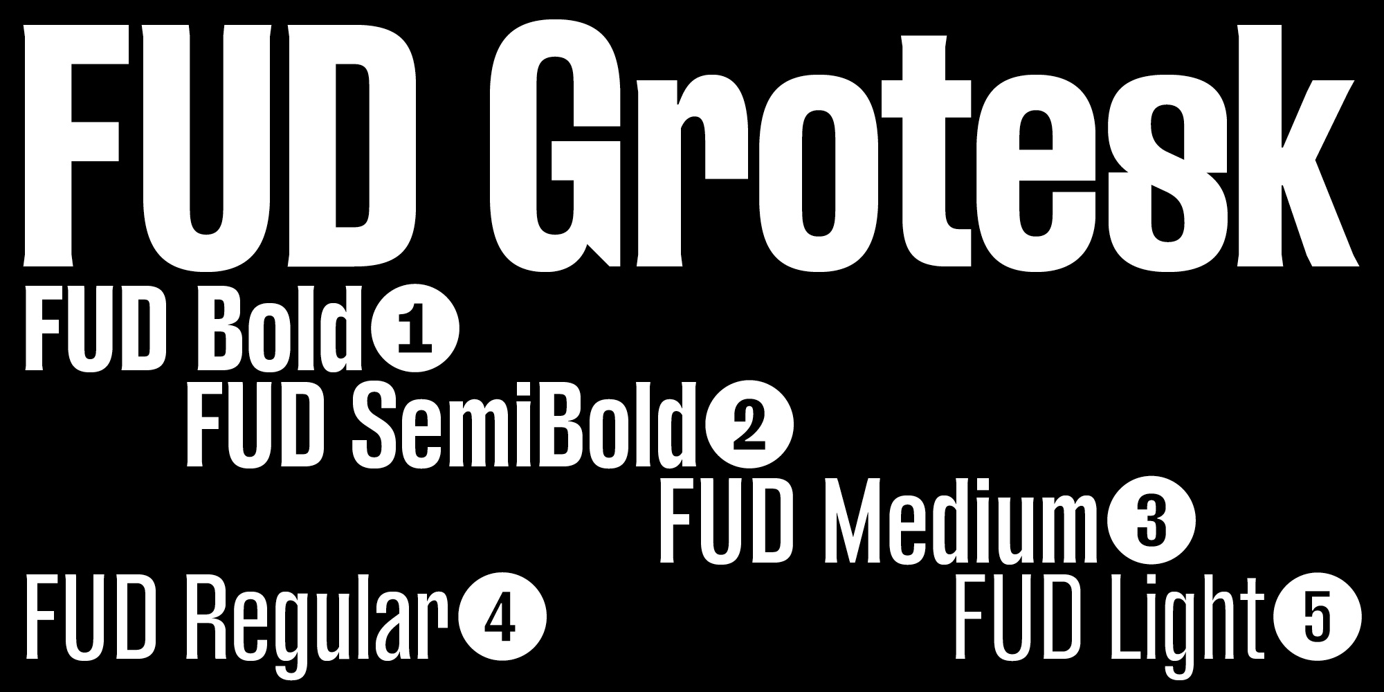 Пример шрифта FUD Grotesk