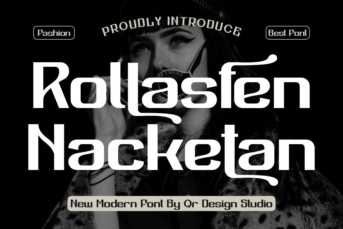 Пример шрифта Rollasfen Nacketan