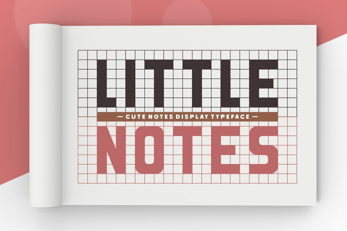 Пример шрифта Little Notes Regular