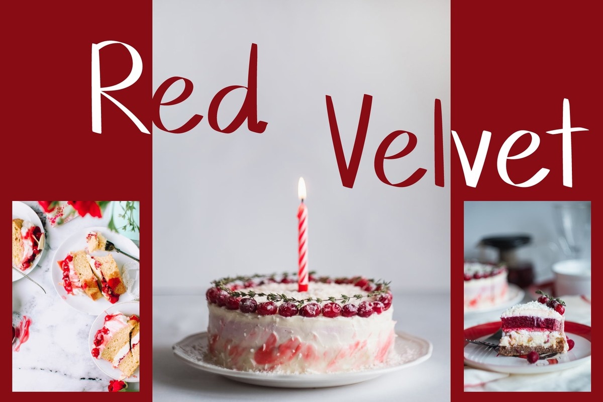 Пример шрифта Red Velvet