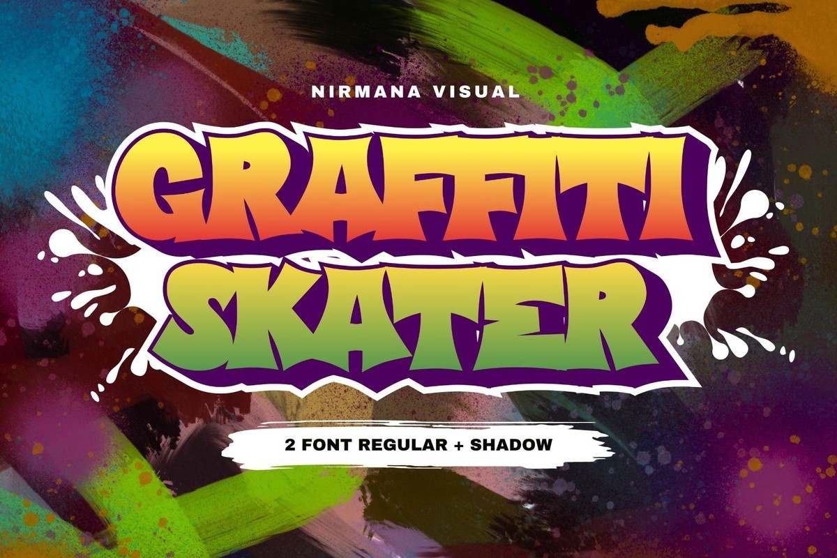 Пример шрифта Graffiti Skater