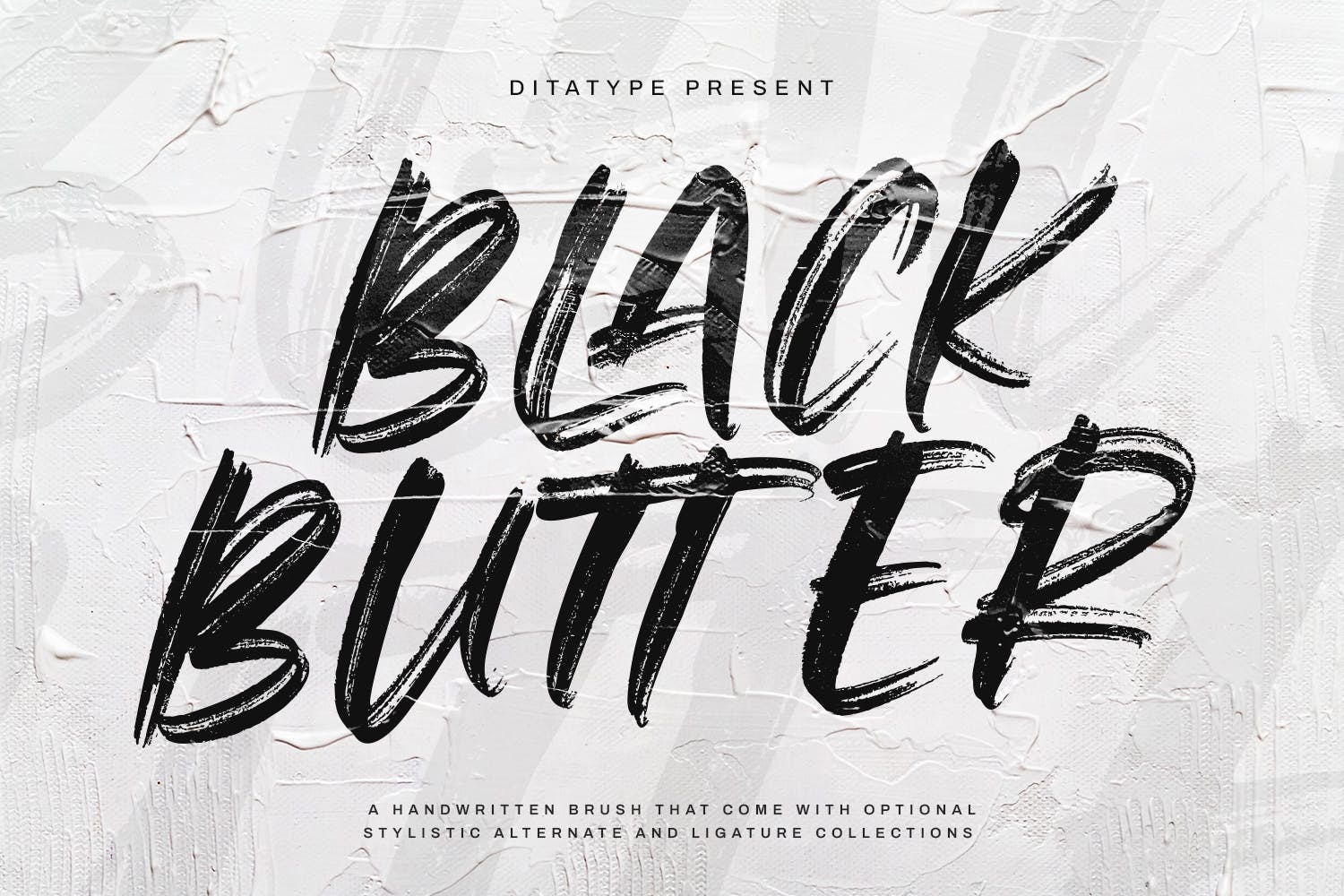 Пример шрифта Black Butter