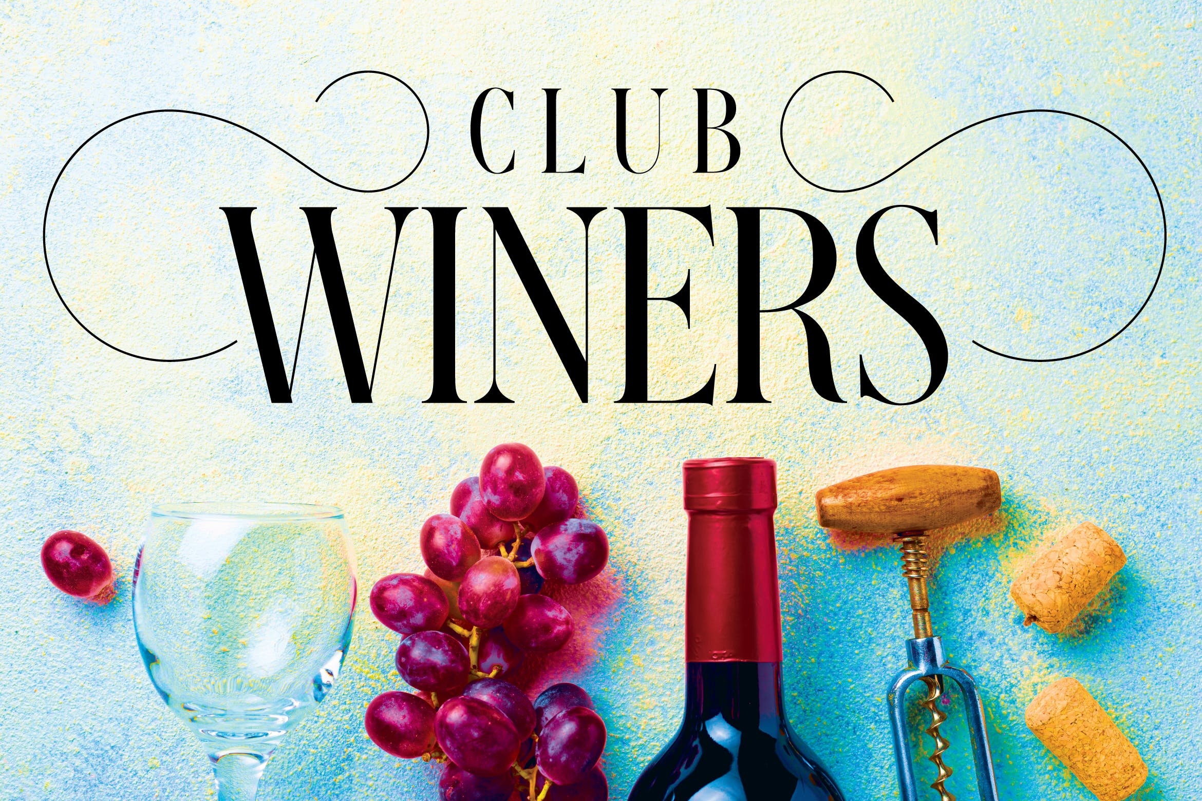 Пример шрифта Club Winers Regular