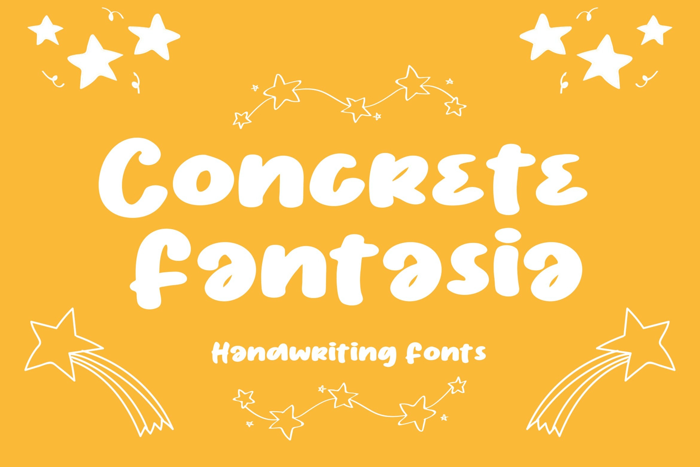 Пример шрифта Concrete Fantasia