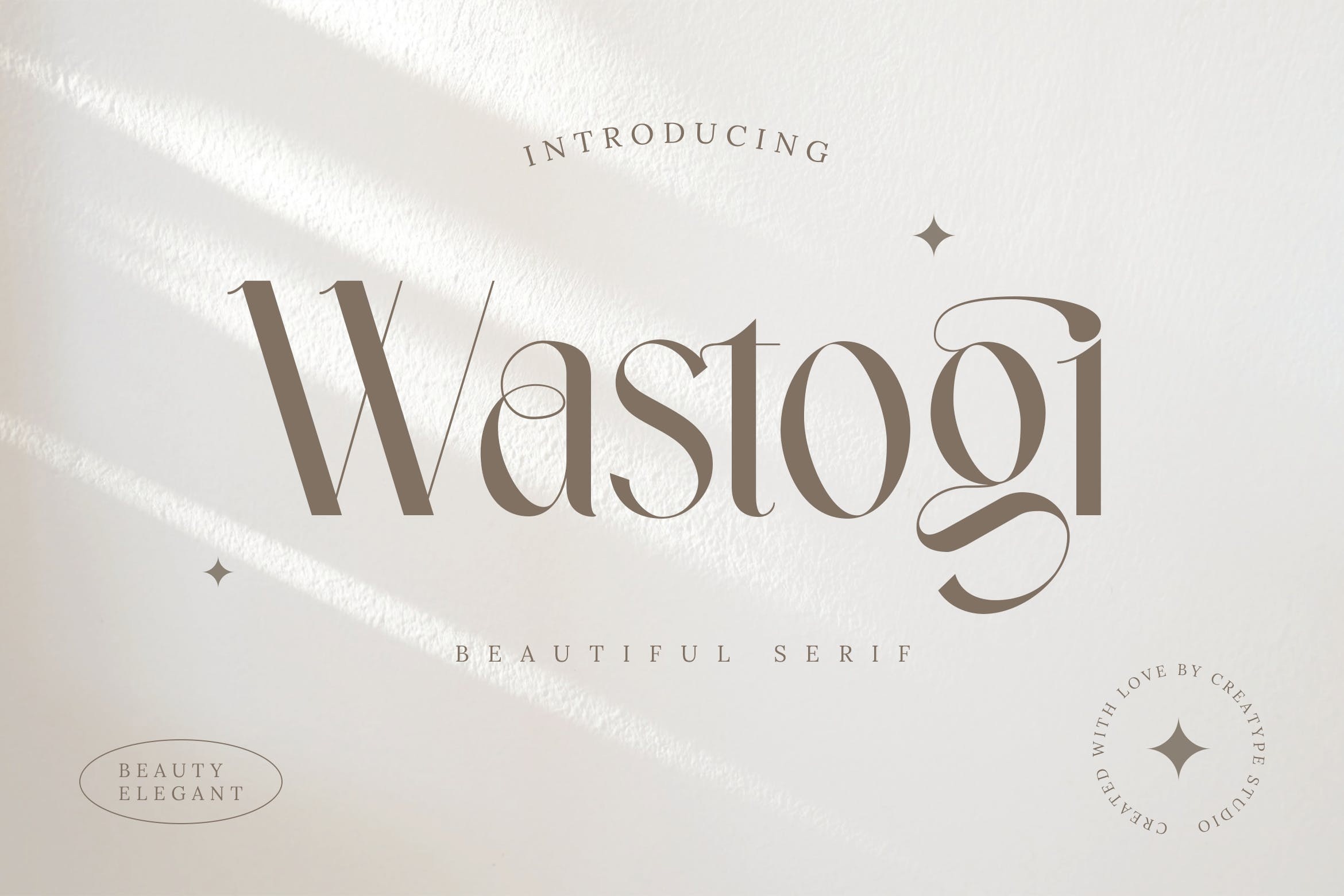 Пример шрифта Wastogi Regular