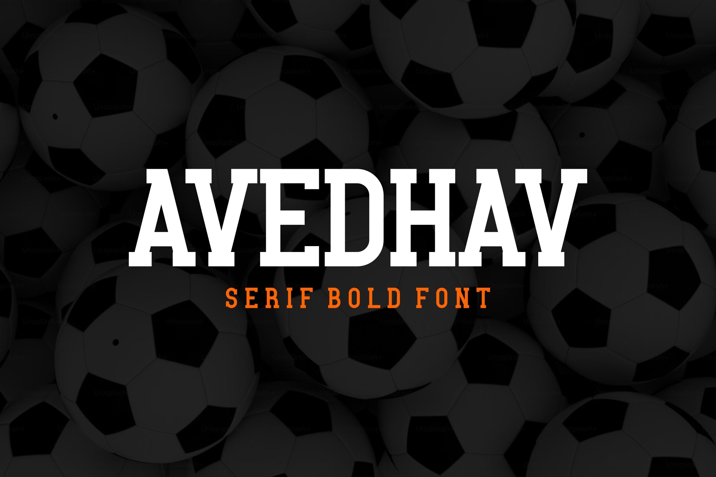 Пример шрифта Avedhav