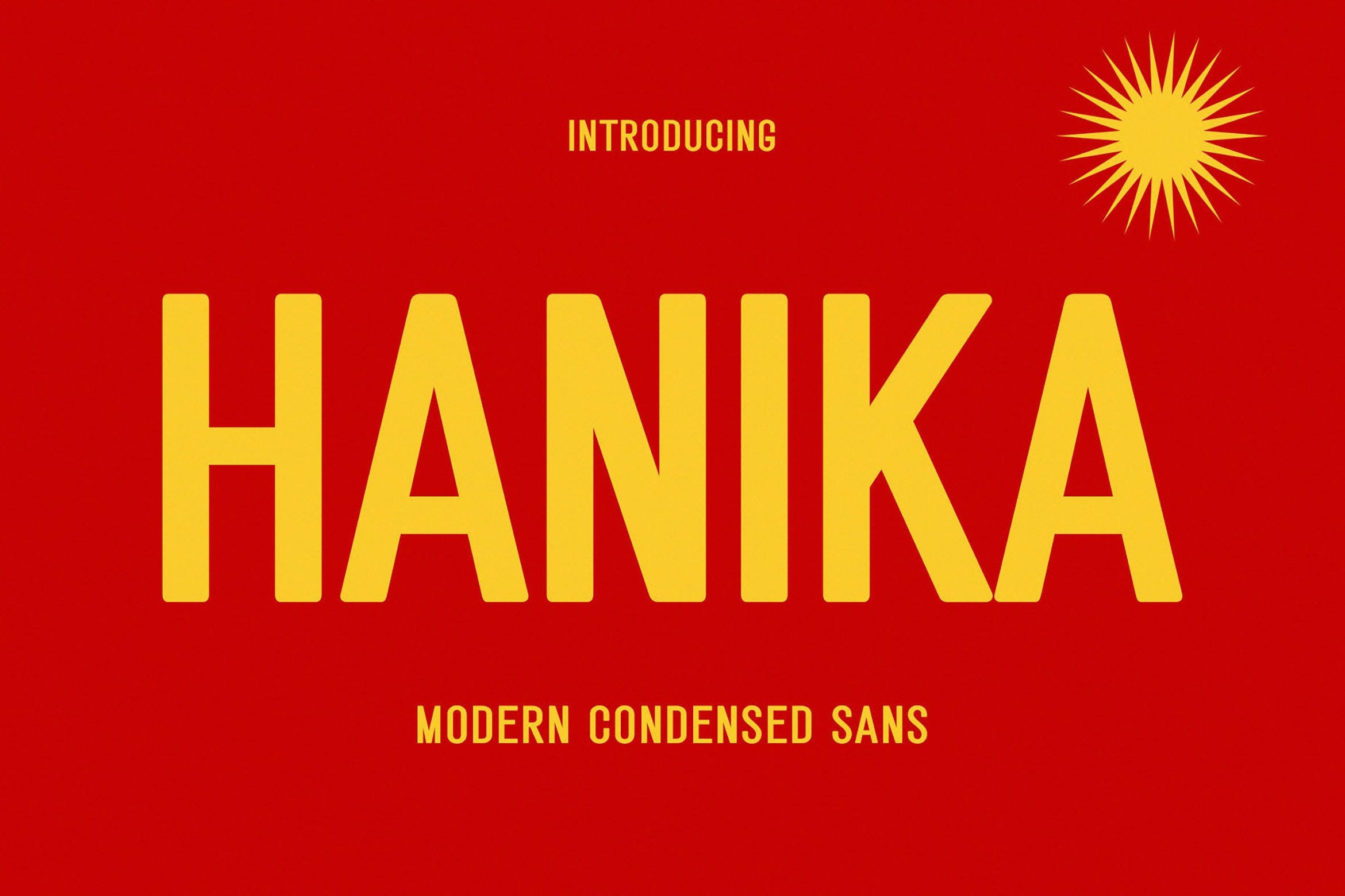 Пример шрифта Hanika Regular