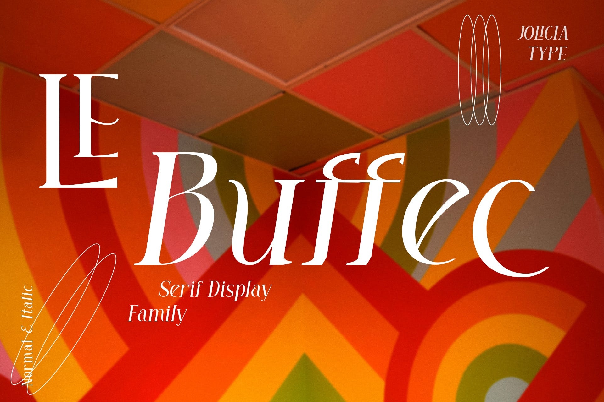Пример шрифта Le Buffec Bold