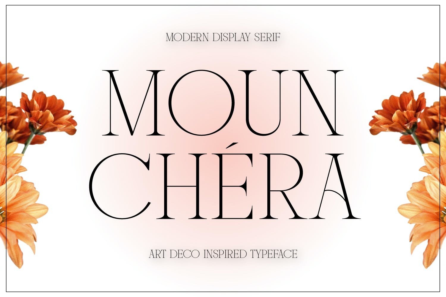 Пример шрифта Mounchera