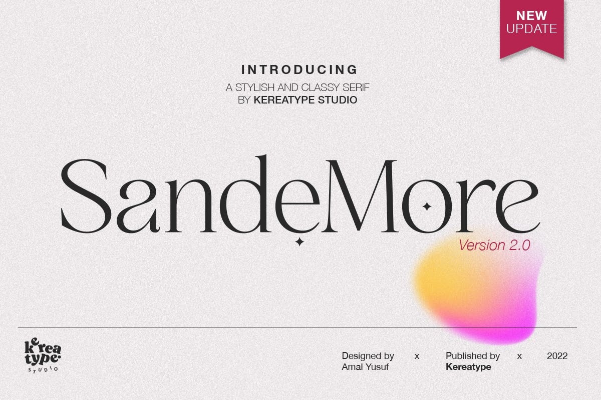 Пример шрифта San De More SemiBold