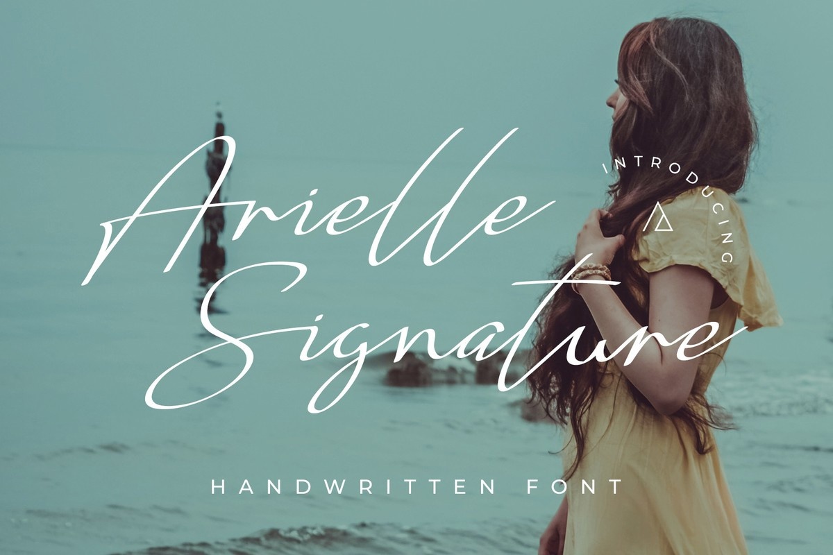 Пример шрифта Arielle Signature