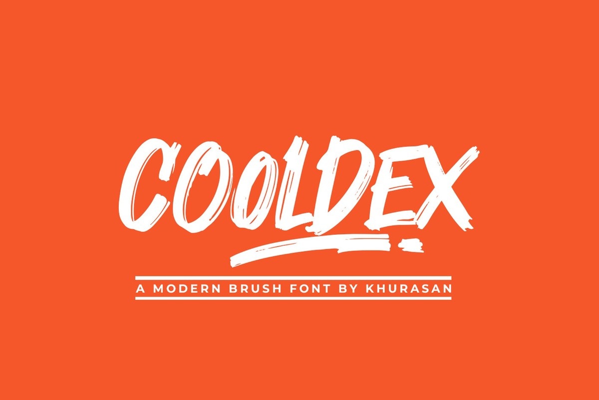 Пример шрифта Cooldex