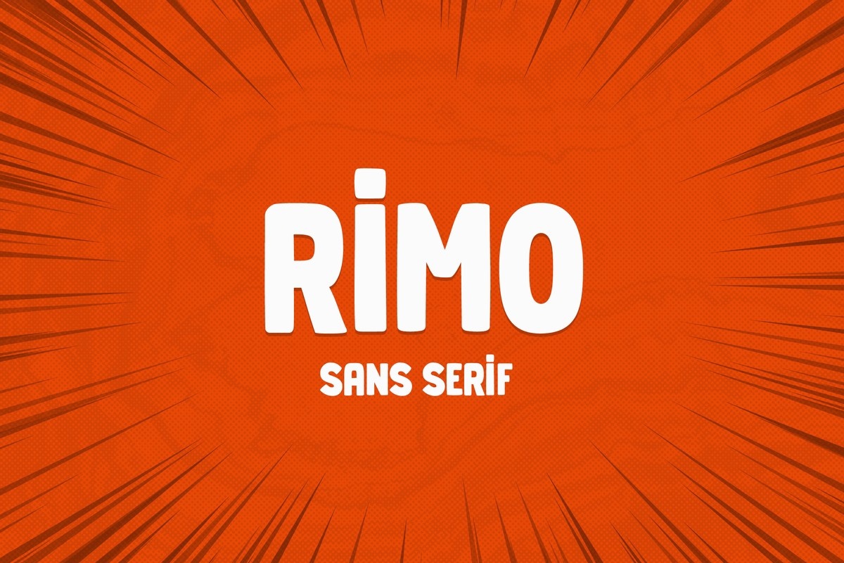 Пример шрифта Rimo Regular