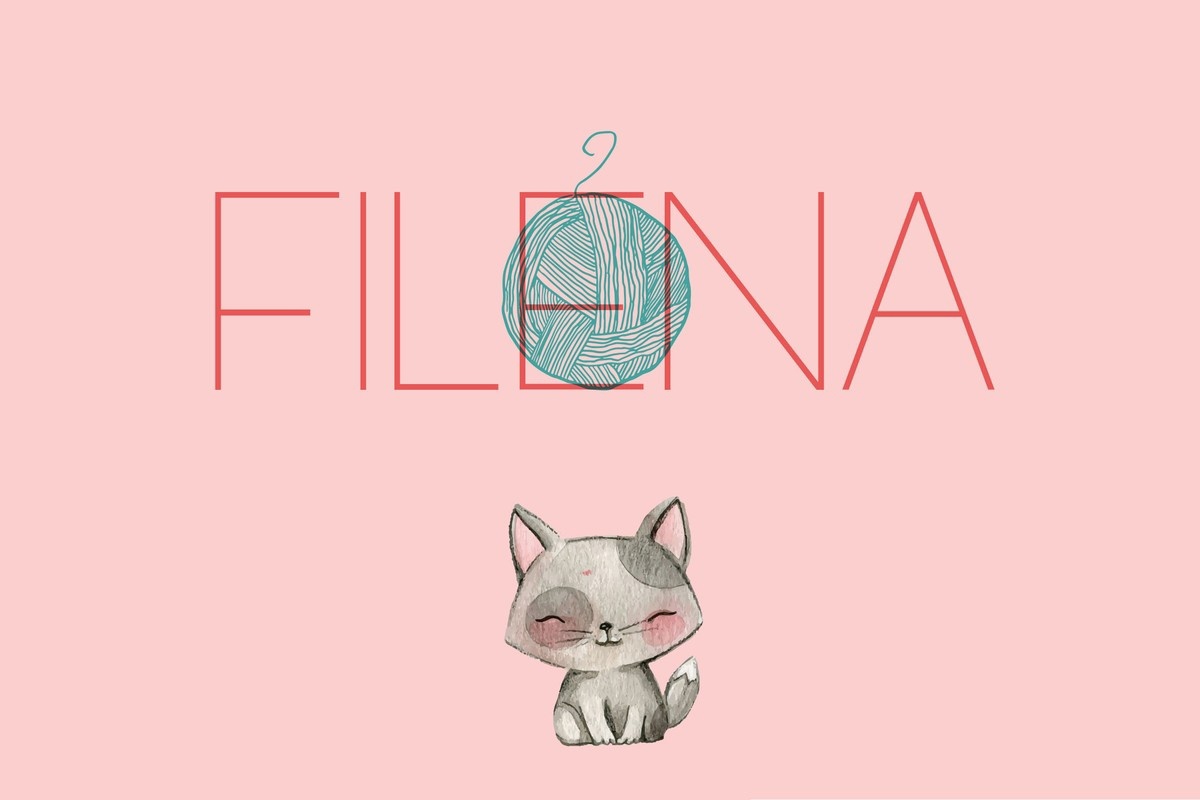 Пример шрифта Filena