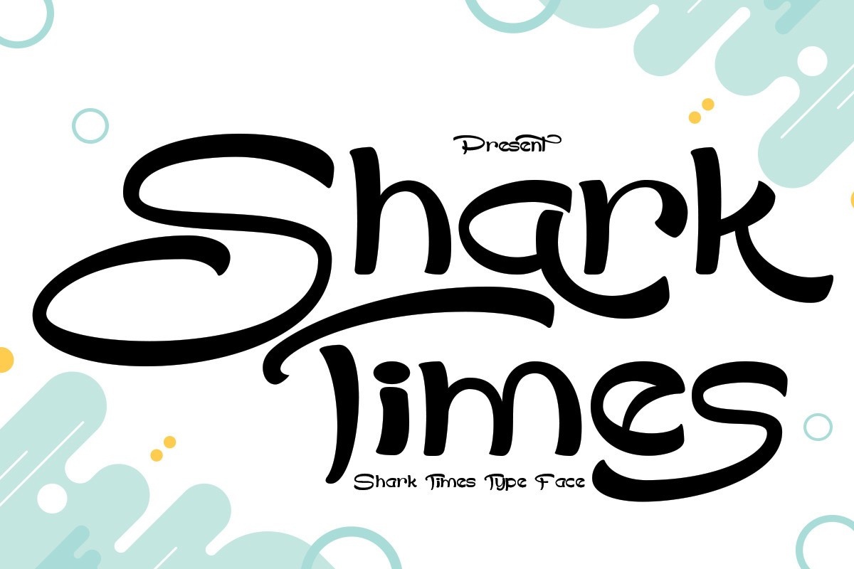 Пример шрифта Shark Times Regular