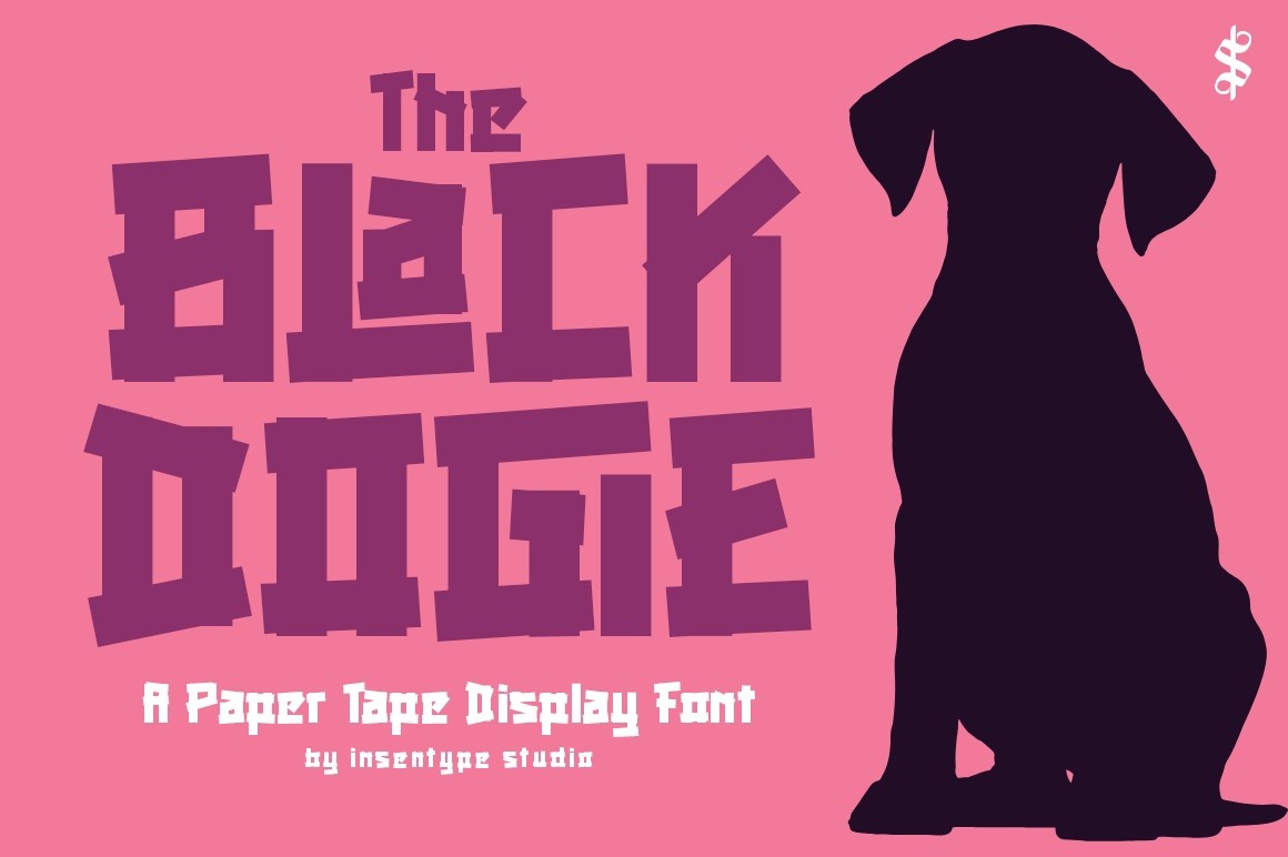 Пример шрифта Black Dogie
