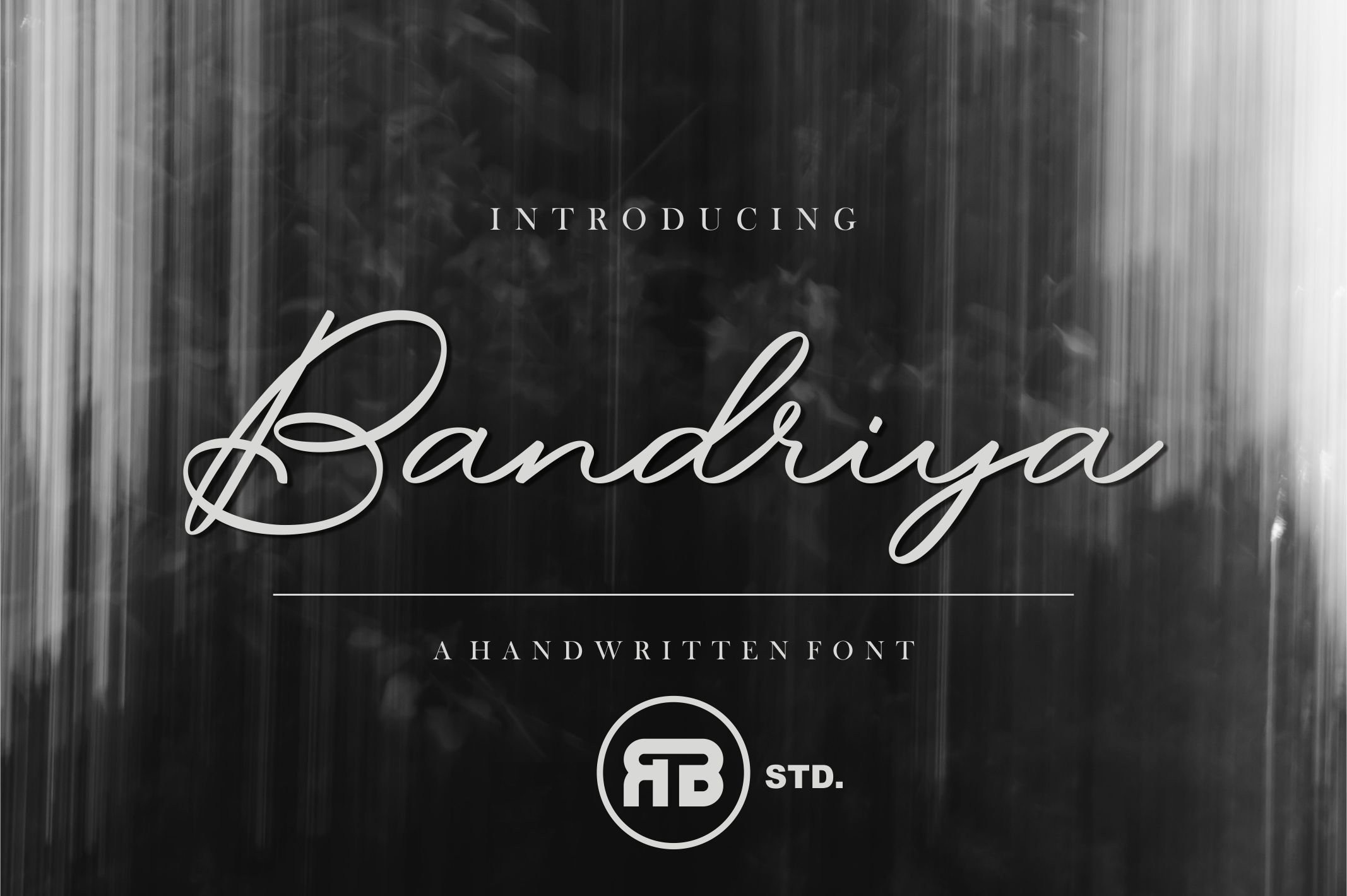 Пример шрифта Bandriya