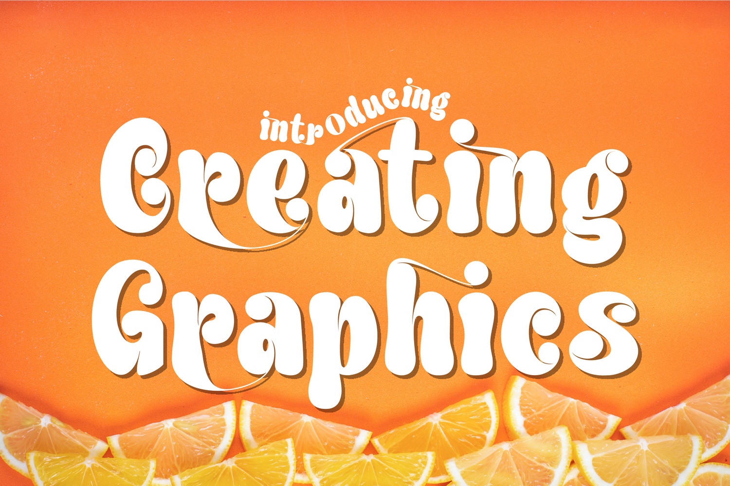 Пример шрифта Creating Graphics Groovy