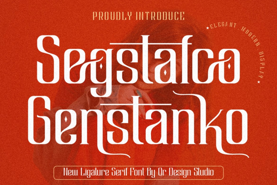 Пример шрифта Segstafco Genstanko