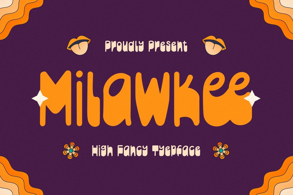Пример шрифта Milawkee Regular
