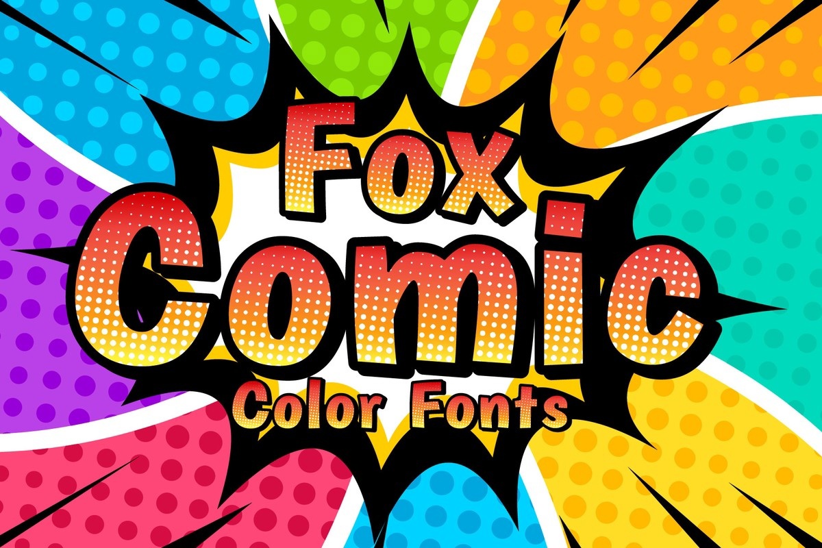 Пример шрифта Fox Comic Regular