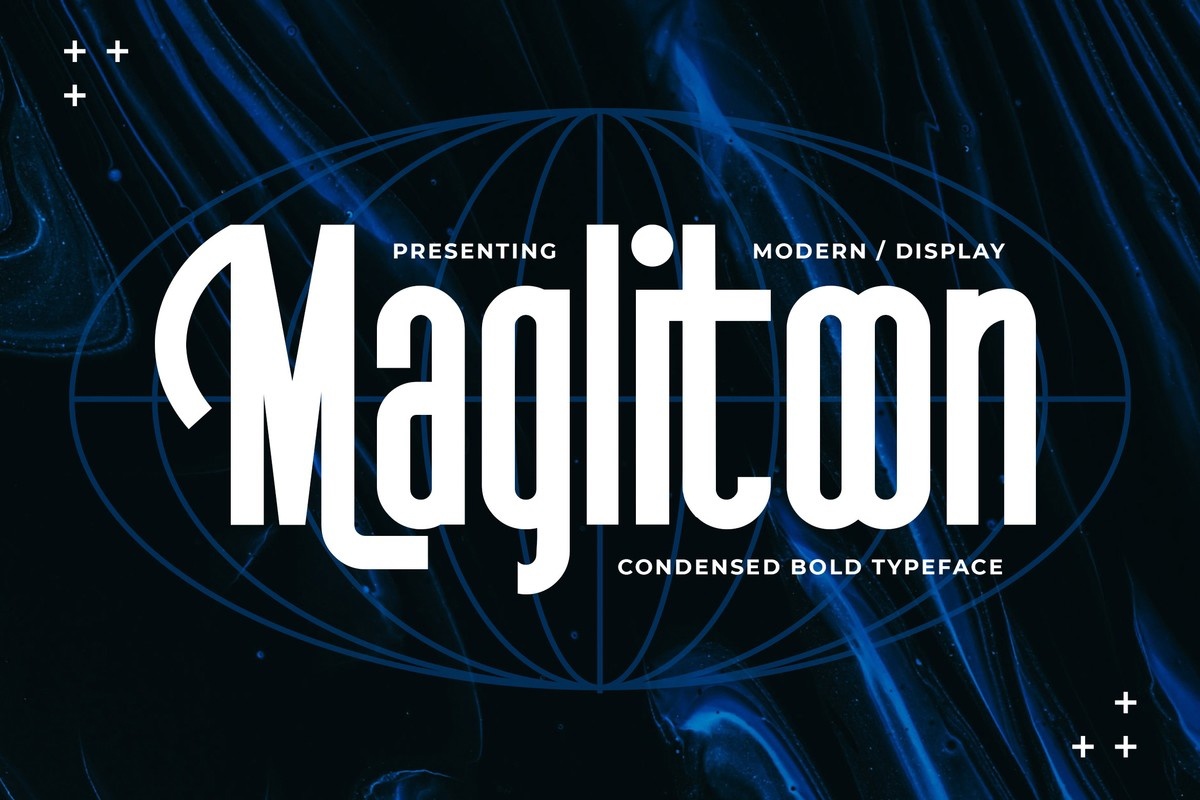 Пример шрифта Maglitoon Regular