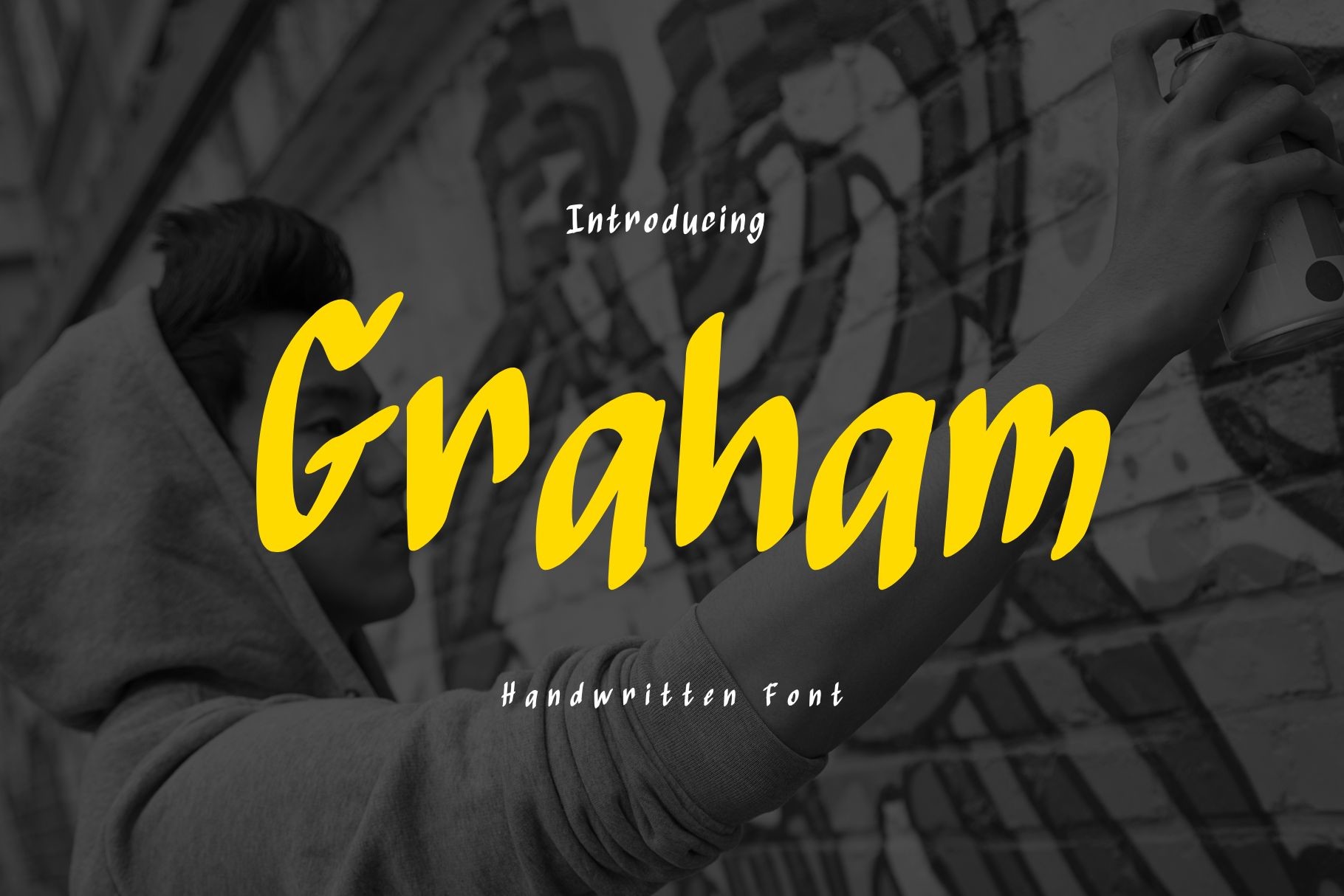 Пример шрифта Graham