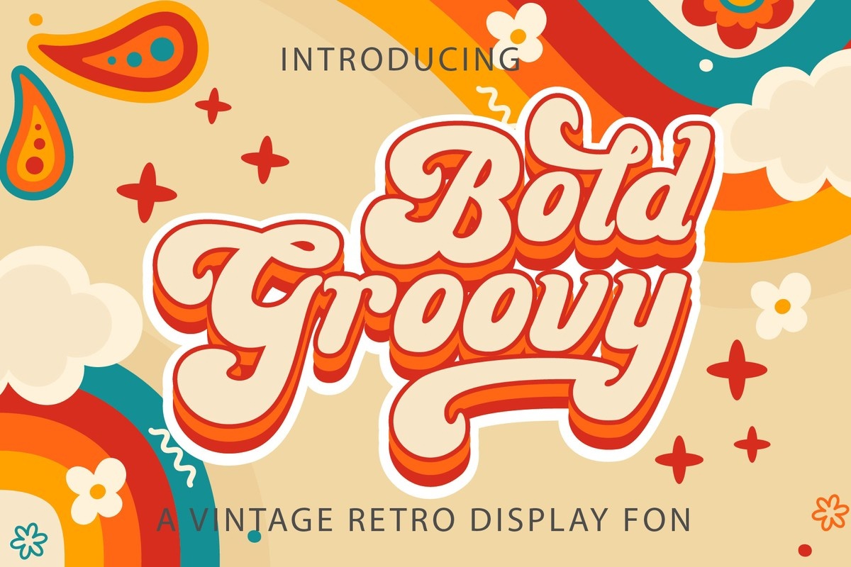 Пример шрифта Bold Groovy Regular