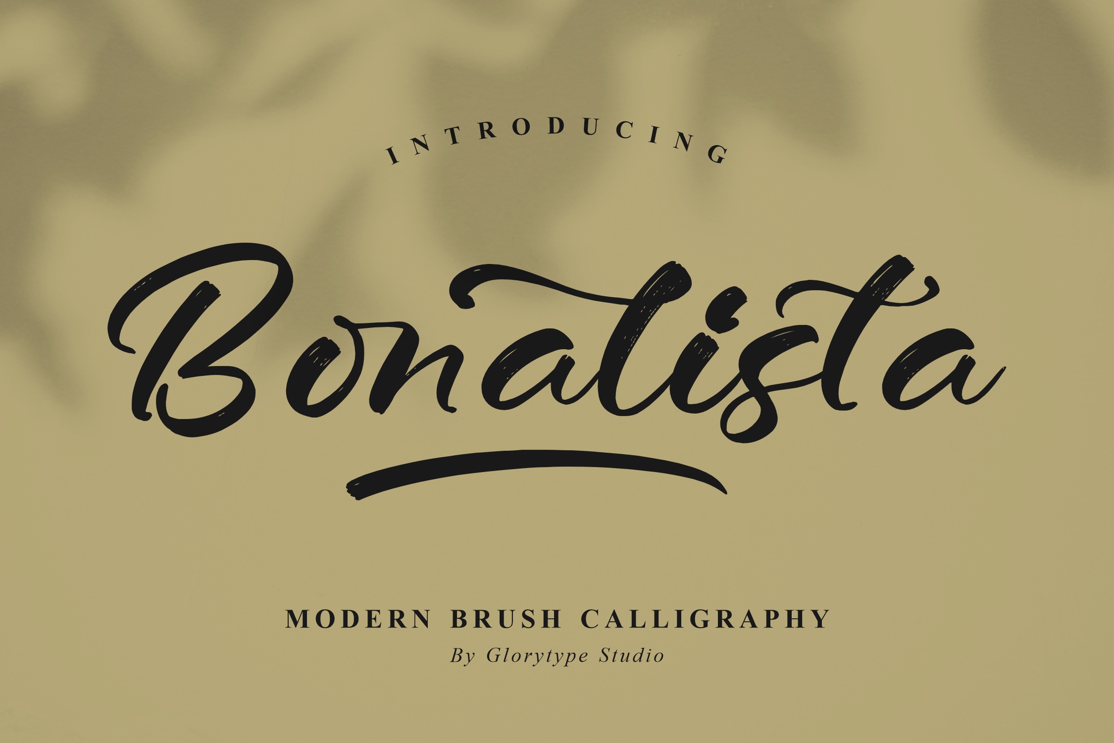 Пример шрифта Bonalista