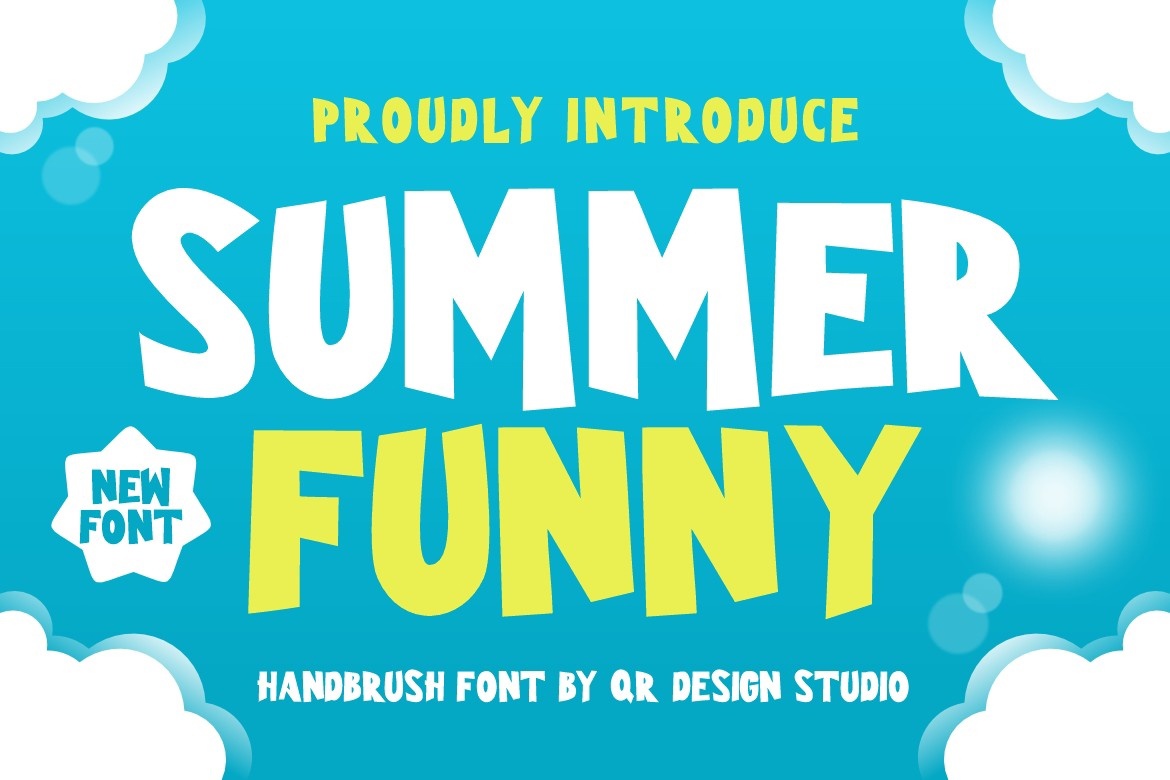 Пример шрифта Summer Funny Regular